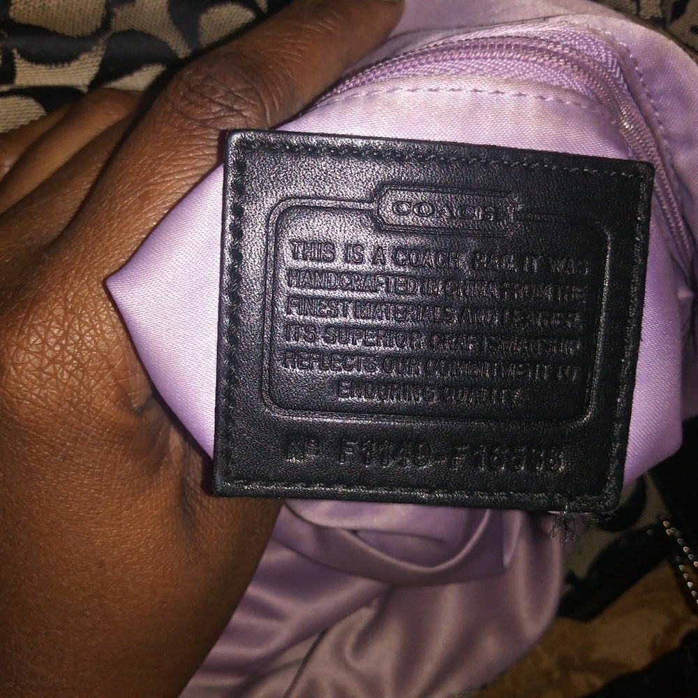 Signature Coach Authentic Purse